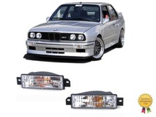 BMW Serie 3 E30 Frecce Paraurti Fanalini Cromati Frontblinker Chrome 1988-1994