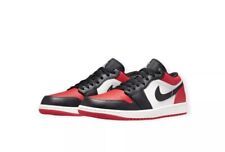 NIKE Jordan 1 low Bred toe red Eu 43