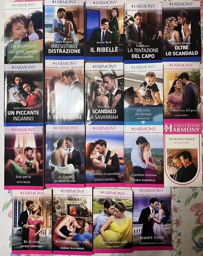 Lotto libri harmony - di,