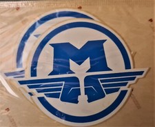 MOTOBECANE, 2 adesivi, vintage anni 80, nuovi