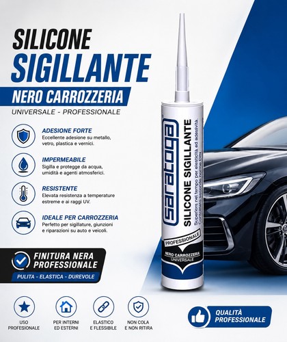 Silicone sigillante nero - silicone,