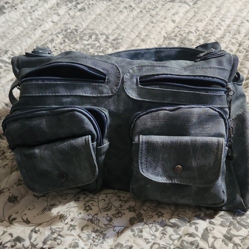 Borsa tracolla donna blu - a,