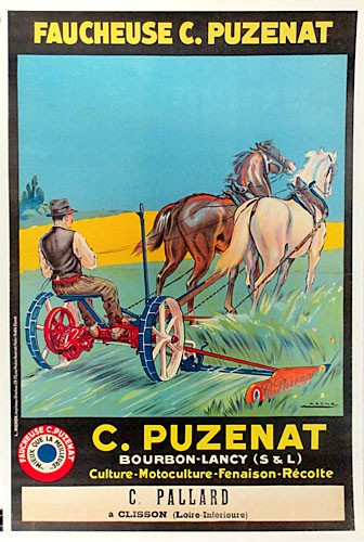 Poster pubblicitario francese