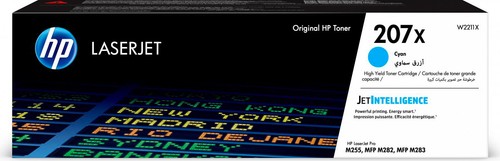 207x cyan laserjet toner - cyan,
