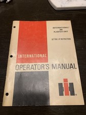 International 386 Planter