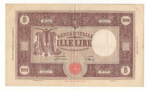 1000 lire grande - , (medusa)