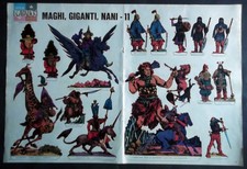 Sergio TOPPI - CUT OUT PAPER TOYS  - anni 50/60 soldatini di carta cavalieri mag