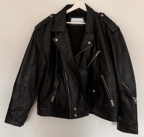 Giacca pelle unisex calvin - di,