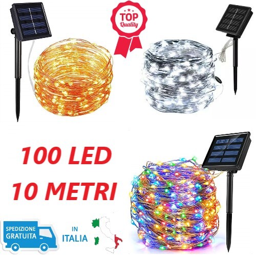 Luci natale 100 led - luci, micro