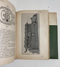 TECNICA-MECCANICA-MOTORI DIESEL-ANTICO HOEPLI-ILLUSTRATISSIMO-MOTORI MARINI-1920