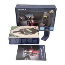 Cellulare Ericsson T18s + Vivavoce Veicolo HF 7300 - Set Vintage