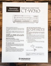 Pioneer w310 proprietario - pioneer,