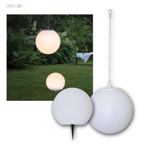 Sfera solare led bianco - sfera,