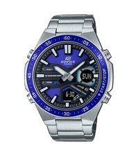 Orologio Uomo CASIO EDIFICE EFV-C110D-2AVEF Anadigit Acciaio Blu Chrono Timer