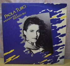 LP : PAOLA TURCI - RAGAZZA SOLA RAGAZZA BLU   [AB02]