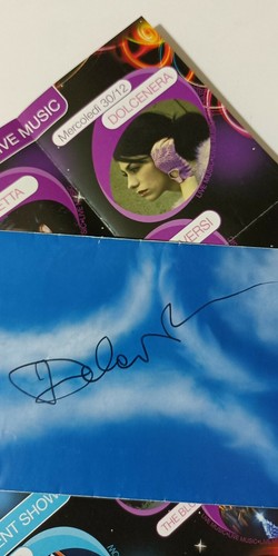 Autografo dolcenera - dolcenera, su