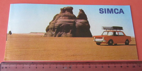 1967 opuscolo simca - -, 1000