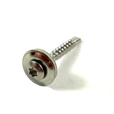 Viti per lattoniere V2A con punta forata + guarnizione EPDM 20-65mm Torx 129387 a