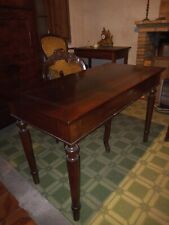 Tavolo in noce filettato 1800 gambe tornite H 80 cm Lungh. 123 cm Largh. 60 cm