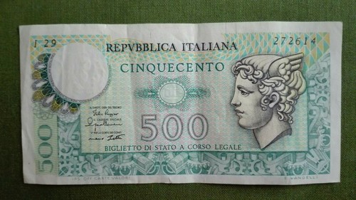 Repubblica italiana 500 lire - italiana,500,