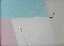 Sergio DANGELO (Milano 1932) RAGGIO di SOLE Tecnica Mista Collage su tela 50x70