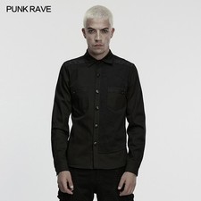 Camicia Punk Rave uomo nera