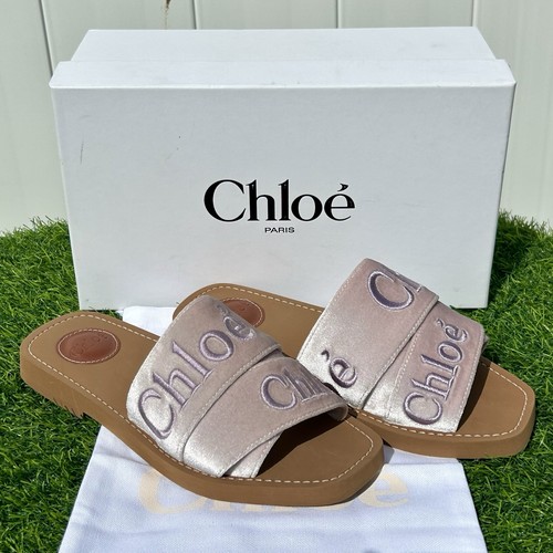 Sandalo chloe woody mule slide - chloe,