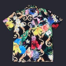 Camicia uomo oro barocco stile