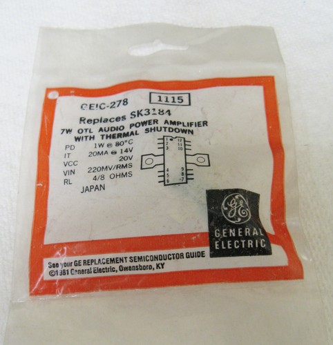 Nos geic 278 sostituisce - [1], geic-278