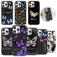 Skin Cover per iPhone 16 Pro Max 15 14 Plus 13 Telefono Personalizzato Custodia Farfalla