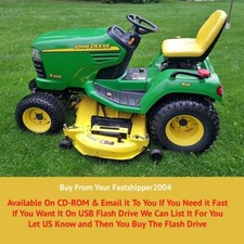 Manuale servizio tecnico riparazione trattorini giardino John Deere X595 & X495 - TM2158