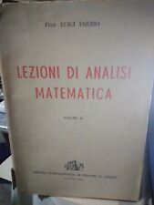 Amerio LEZIONI DI ANALISI MATEMATICA volume 2 ed. treves 1949