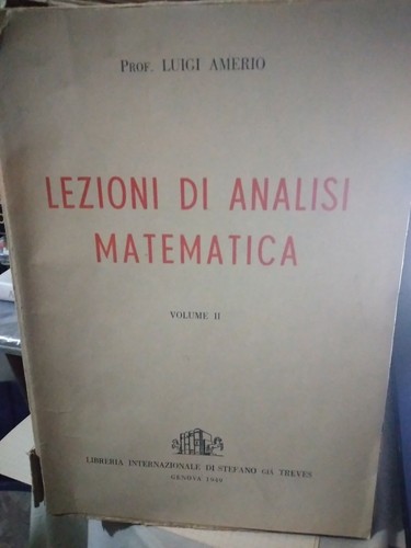 Amerio lezioni analisi - lezioni,