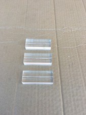 16 PZ ESPOSITORE IN PLEXIGLASS PER PREZZI PORTA PREZZI 70x30 H 20MM