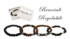 BRACCIALI UNISEX ELASTICI O REGOLABILI  IN DIVERSI MATERIALI