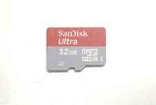 Scheda memoria Micro SDHC I da 32GB, della SanDisk, Ultra, 100% OK, originale!