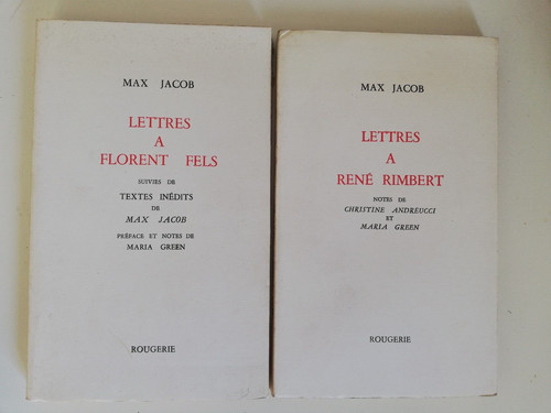 Max jacob lettres florent - lettres,