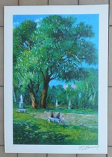 GIOVAN FRANCESCO GONZAGA LITOGRAFIA FIRMATA P.A. CM. 49,5 X 35