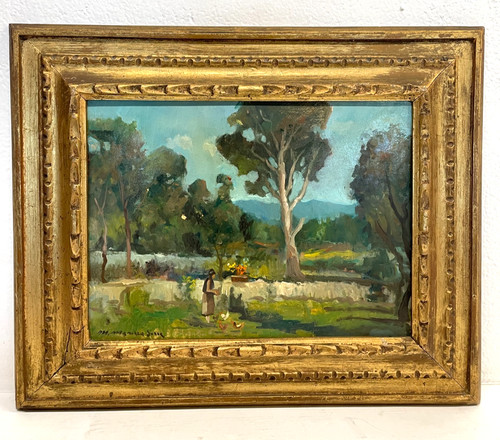 Antico quadro dipinto olio - dipinto,