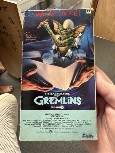 Gremlins vhs 1985 amblin - gremlins,