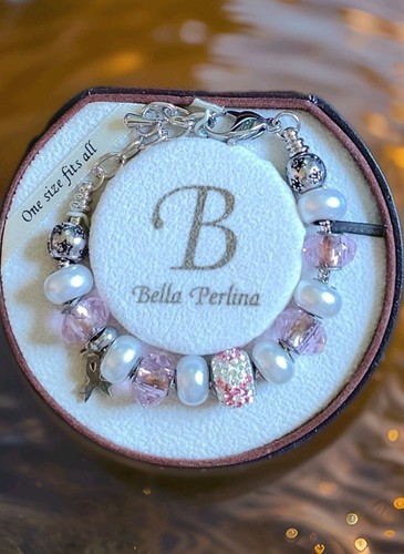 Bracciale bella perlina charm - bracciale,