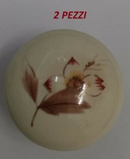 2 PEZZI POMOLI POMELLO AVORIO