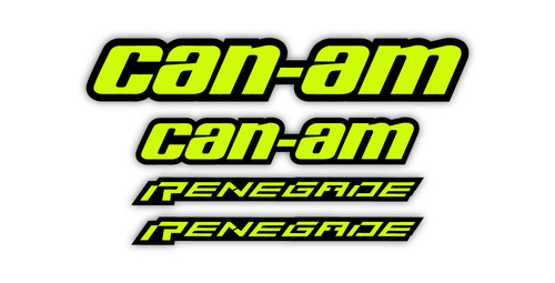 Adesivi sticker can - adesivi, can-am