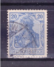 FRANCOBOLLI Germania REICH 1902 -- Figura Allegorica DEUTSCHES REICH 20 p UNI70