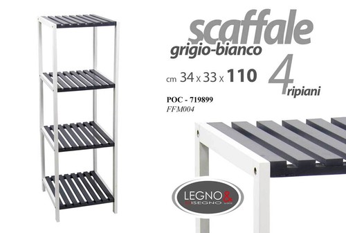 Scaffale ripiani bagno - scaffale, 4