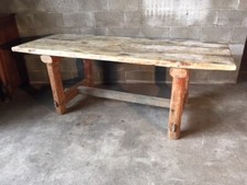 Tavolo Rustico da Taverna in Legno di Larice 