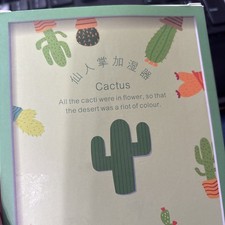 Umidificatore Aria Nebulizzatore Design Cactus Con Luci Led Decorazione Per Camera da Letto Ufficio