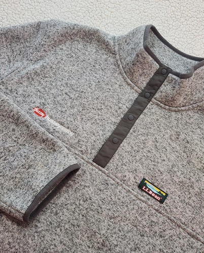 Bean snap fleece grigio - fleece,