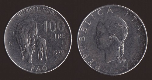 100 lire 1979 fao - 100,