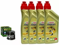 KIT/TAGLIANDO HONDA CBR 600 RR 2007  2016 4L CASTROL POWER 1 10W40 FILTRO OLIO